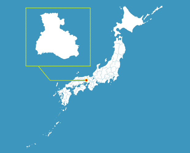 兵庫県の形と場所