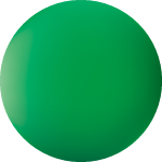 緑色の色相球