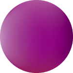 紫色の色相球
