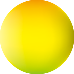 黄色の色相球