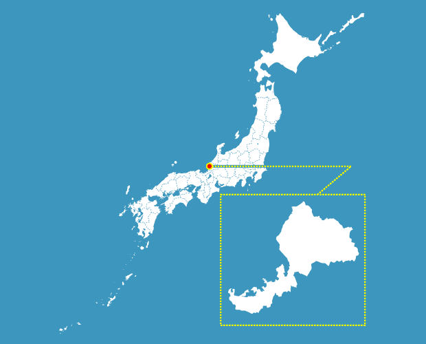 福井県の形と場所