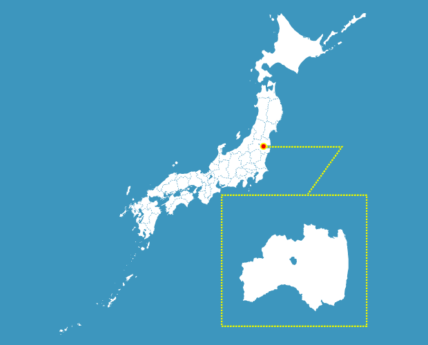 福島県の形と場所