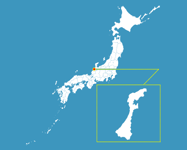 石川県の形と場所