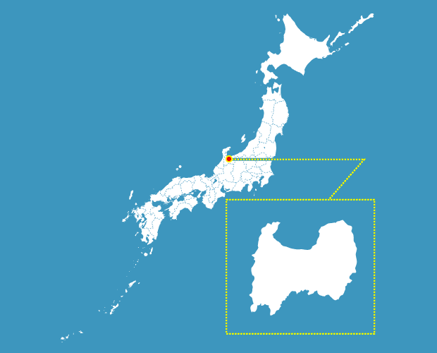 富山県の形と場所